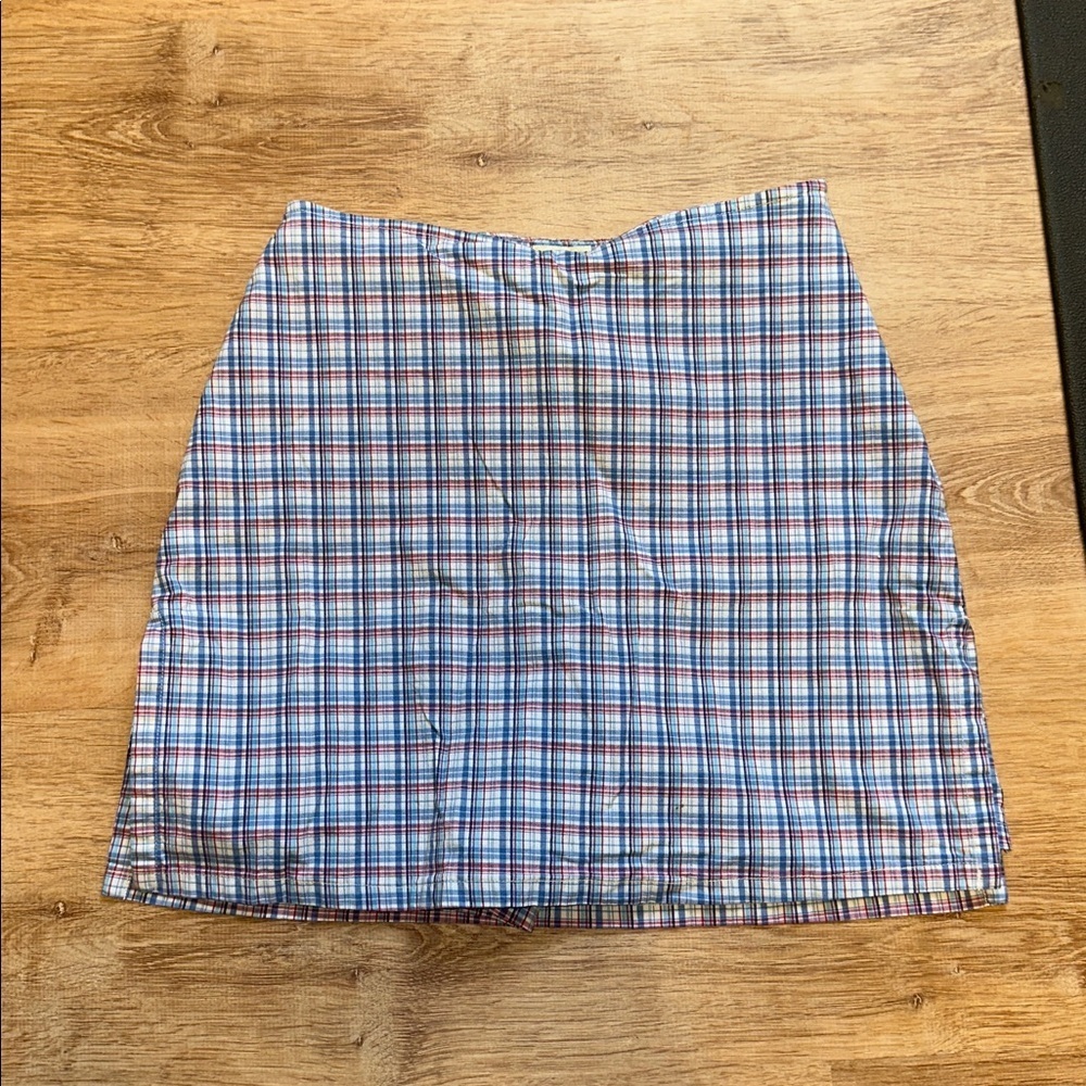 Cherokee Multicolor Plaid Skort